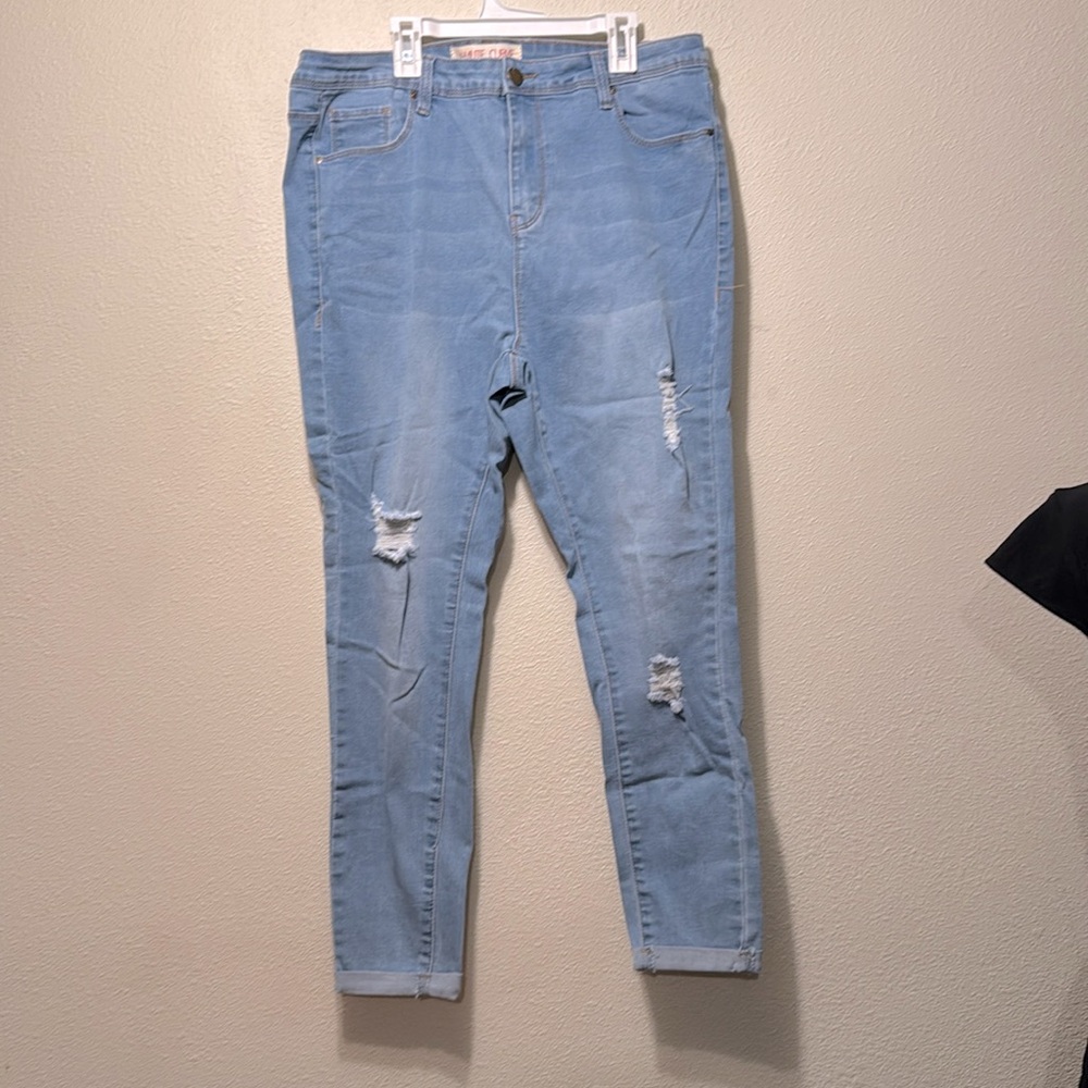 NWT- Women’s high rise ankle skinny stretch size 16